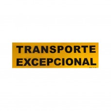 PLACA DE TRANSPORTE EXCEPCIONAL 